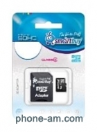 SmartBuy microSDHC Class 4 16GB + SD adapter