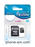 SmartBuy microSDHC Class 4 8GB + SD adapter