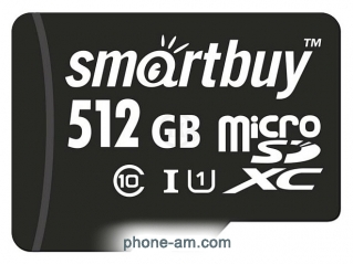 SmartBuy microSDXC Class 10 UHS-I U1 512GB + SD adapter