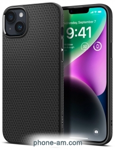 Spigen Liquid Air iPhone 14 Matte Black ACS05037 ( )