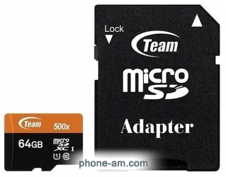 Team microSDXC 64GB TUSDX64GUHS03 ( )