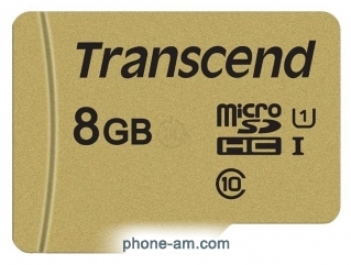 Transcend microSDHC 500S 8GB + 