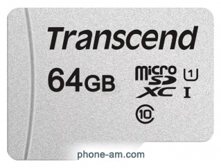 Transcend microSDXC 300S 64GB + 