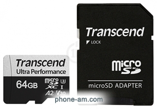 Transcend microSDXC 340S 64GB ( )