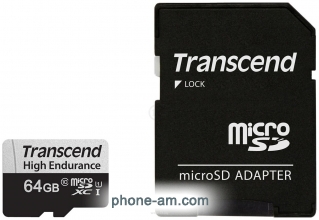 Transcend microSDXC TS64GUSD350V 64GB ( )