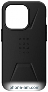 Uag  iPhone 14 Pro Civilian for MagSafe Black 114038114040