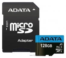 ADATA Premier microSDXC UHS-I U1 V10 A1 Class10 128GB + SD adapter