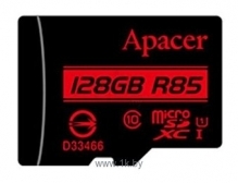 Apacer microSDXC Card Class 10 UHS-I U1 (R85 MB/s) 128GB + SD adapter