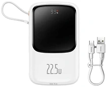 Baseus PPQD060102 Qpow Pro 10000mAh 22.5W White (PPQD2-10C)