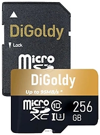 DiGoldy Extreme Pro microSDXC 256GB DG256GCSDXC10UHS-1-ElU3 W