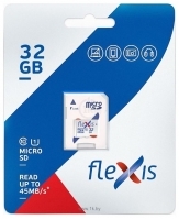 Flexis microSDHC 32GB Class 10 U1 FMSD032GU1