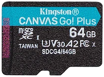 Kingston Canvas Go! microSDXC 64GB SDCG4/64GB ( )