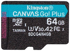 Kingston Canvas Go! microSDXC 64GB SDCG4/64GB