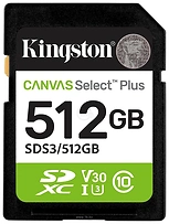 Kingston Canvas Select Plus SDXC 512GB SDS3/512GB
