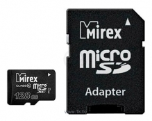 Mirex microSDXC Class 10 UHS-I U1 128GB + SD adapter