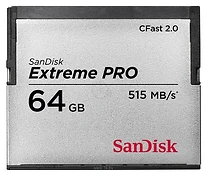 Sandisk Extreme PRO CFast 2.0 515MB/s 64GB