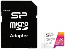 Silicon Power Elite microSDXC SP128GBSTXBV1V20SP 128GB + SD adapter