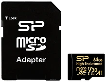 Silicon Power Golden Series High Endurance microSDXC SP064GBSTXDV3V1HSP 64GB ( )