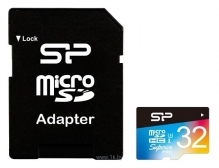 Silicon Power Superior Pro microSDHC 32GB UHS Class 3 Class 10 + SD adapter