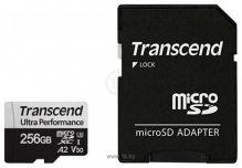 Transcend microSDXC TS256GUSD340S 256GB + SD adapter