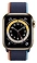 Apple Watch Series 6 GPS + Cellular 40mm Stainless Steel Case with Sport Loop