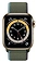Apple Watch Series 6 GPS + Cellular 40mm Stainless Steel Case with Sport Loop