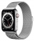 Apple Watch Series 6 GPS + Cellular 44mm Stainless Steel Case with Milanese Loop