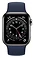 Apple Watch Series 6 GPS + Cellular 40mm Stainless Steel Case with Solo Loop