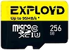 Exployd Premium Series microSDXC 256GB EX256GCSDXC10UHS-1-ELU3 W/A-AD