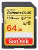 SanDisk Extreme PLUS SDXC Class 10 UHS Class 3 V30 150MB/s 64GB